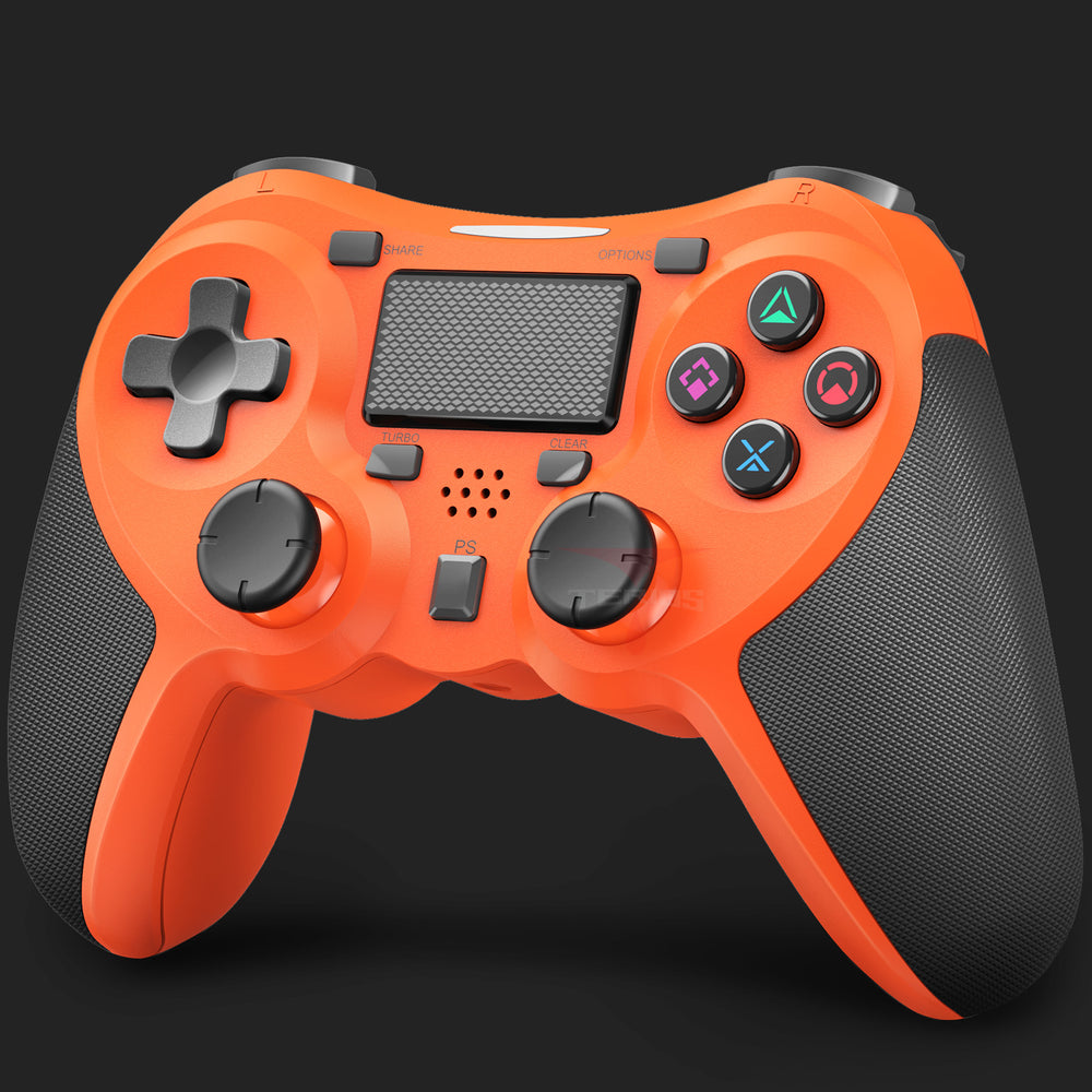PS4 Wireless Controller – Gaming Remote Compatible with Playstation 4 - Orange