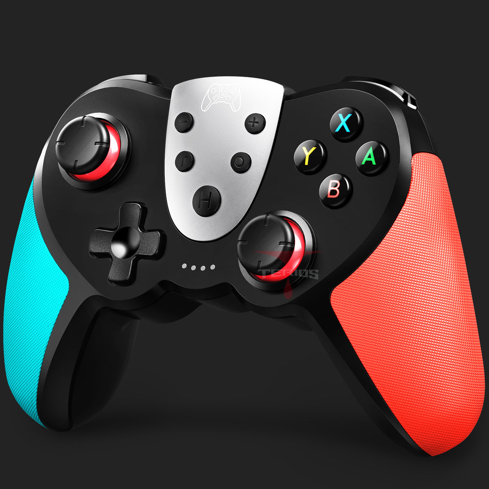 TERIOS T17 Switch Controller - Wireless Controller for Nintendo Switch(Blue&Red)