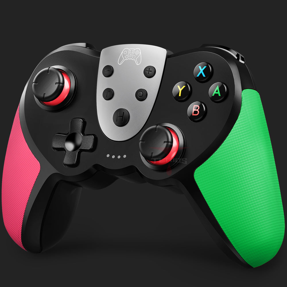 Switch Controller - Wireless Controller for Nintendo Switch(Pink&Green)