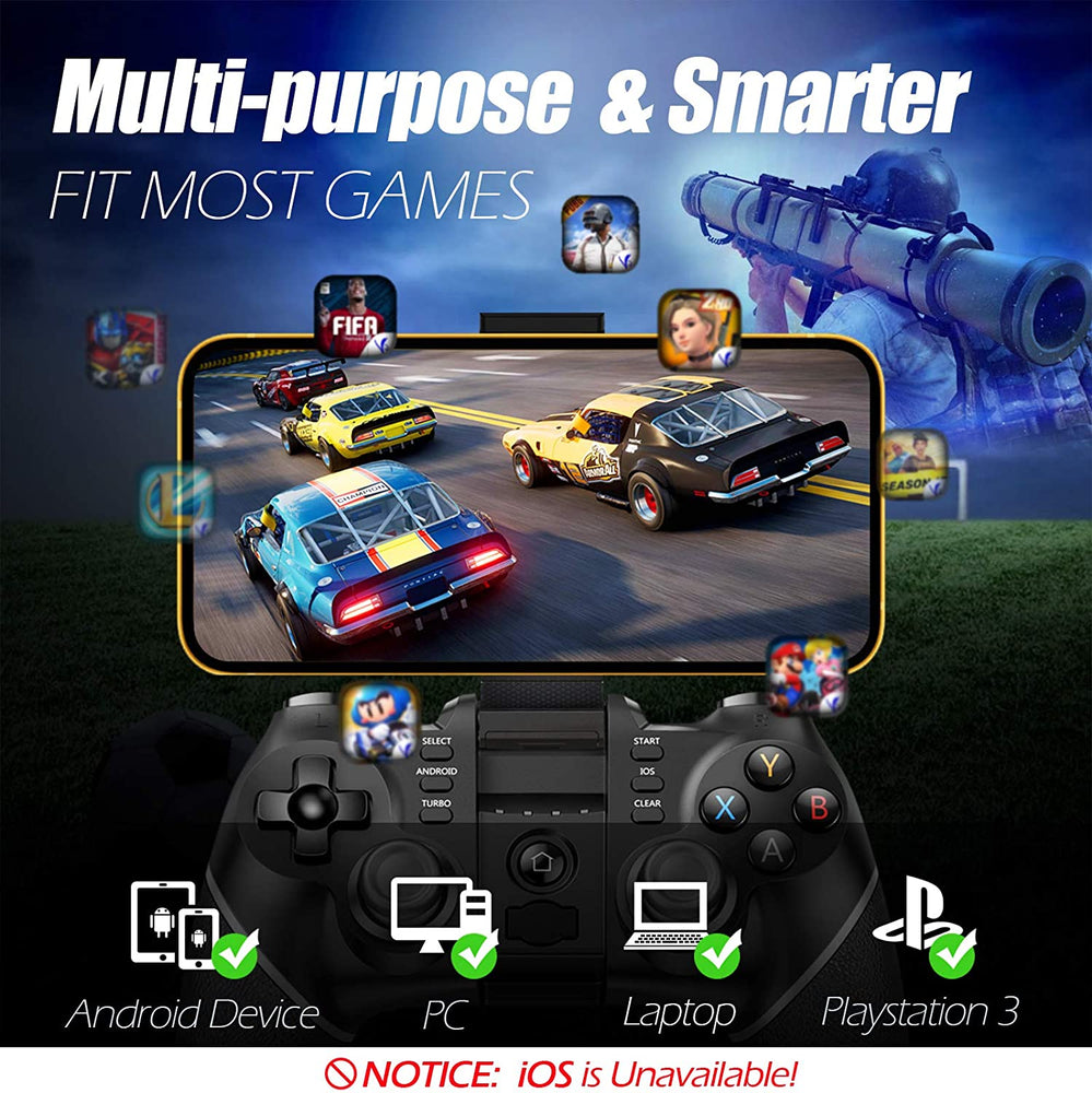 
                  
                    Load image into Gallery viewer, Wireless Mobile Game Controller, PC Controller Compatible with Android
                  
                