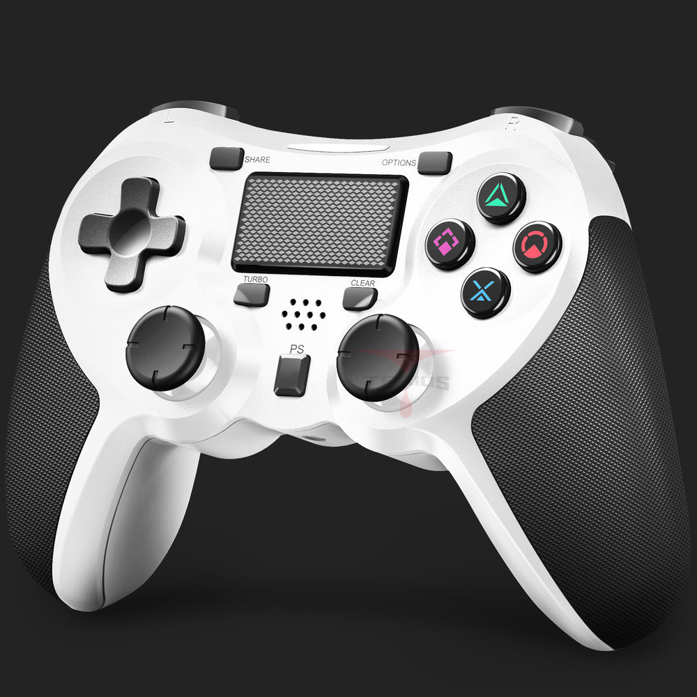 PS4 Wireless Controller DualShock 4, Gamepad Controller for PlayStation 4 - White