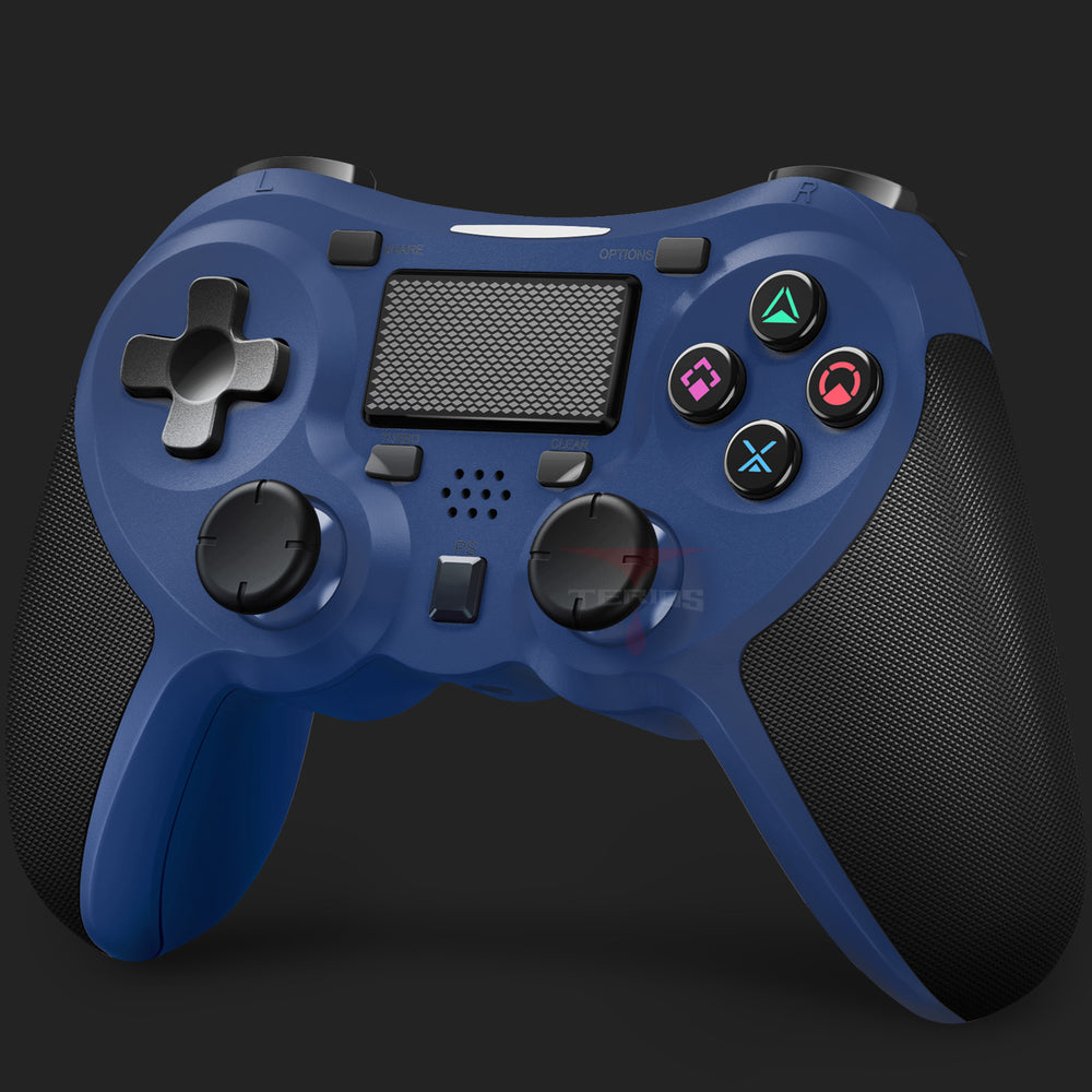 PS4 Wireless Controller DualShock 4, Gamepad Controller for PlayStation 4 (Blue)